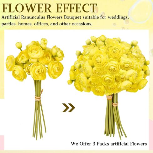 ASTRYAS Ranunculus Artificial Flower, 18Pcs Hot Pink Faux Silk Mini Ranunculus Flowers for DIY Bouquet, Bulk Fake Wedding Filler Flowers for Centerpiece Table Wedding Bridal Party Home Decor Cake in Kuwait