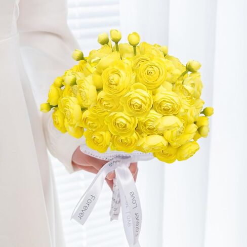ASTRYAS Ranunculus Artificial Flower, 18Pcs Hot Pink Faux Silk Mini Ranunculus Flowers for DIY Bouquet, Bulk Fake Wedding Filler Flowers for Centerpiece Table Wedding Bridal Party Home Decor Cake in Kuwait