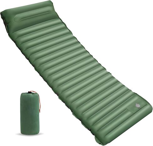 Frithia Home Camping Fad ، مضخة تضخم مدمجة ، تصميم وسادة ، وسائل الراحة غير المقاومة للماء ، وحقيبة ، وحقيبة ، وحقيبة في التخييم في الخارج. in Kuwait