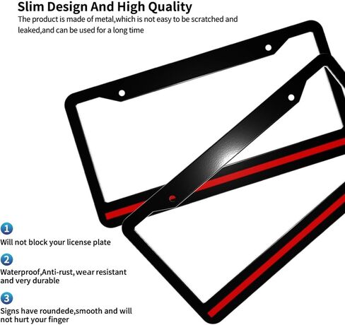 British United Kingdom Flag License Plate Frame - 2 Pack Personalized Union Jack License Plate Holder Aluminum Metal Car Tag Cover with 4 Holes Decoration for US Vehicle Standard for Women Men in Saudi Arabia