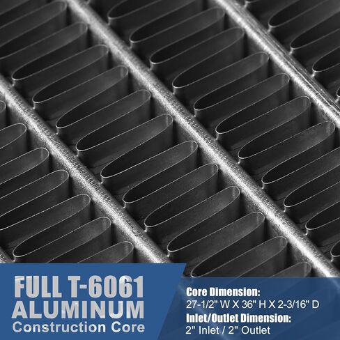 Auto Dynasty Radiator Compatible with 2003-2010 Freightliner Business Class M2 100 106 Sterling Truck Acterra 5500 6500 7500 4.3L 5.9L 6.4L 6.7L 7.2L 8.3L 8.8L, 3-Row Cooling Radiator, Aluminum Core in Saudi Arabia