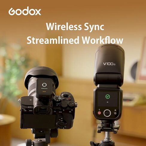 GODOX V100 N GODOX Flash for Nikon – Touchscreen Control 100W TTL Camera Flash 【GODOX V1 for Nikon 】 Upgraded 70 Full Power Consecutive Flashes Camera Flash (V100 for Nikon) in Saudi Arabia