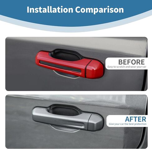 for Jeep JL Tailgate Door Handle Cover Trim Fit for Jeep Wrangler JL JLU 2018 up 2DR Yellow Exterior Accessories 3pcs in Saudi Arabia