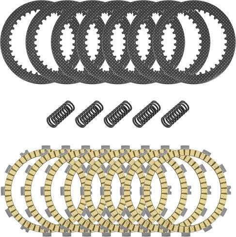 Caltric Clutch Friction Steel Plates and Spring Kit Compatible with Kawasaki KX250F KX252 2008-2020 in Saudi Arabia