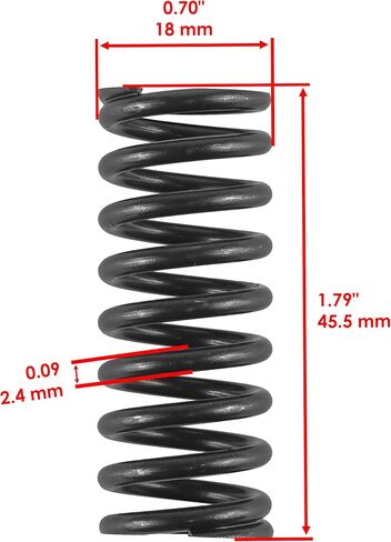 Caltric Clutch Friction Steel Plates and Spring Kit Compatible with Kawasaki KX250F KX252 2008-2020 in Saudi Arabia