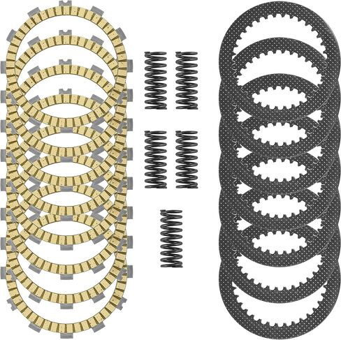 Caltric Clutch Friction Steel Plates and Spring Kit Compatible with Kawasaki KX250F KX252 2008-2020 in Saudi Arabia