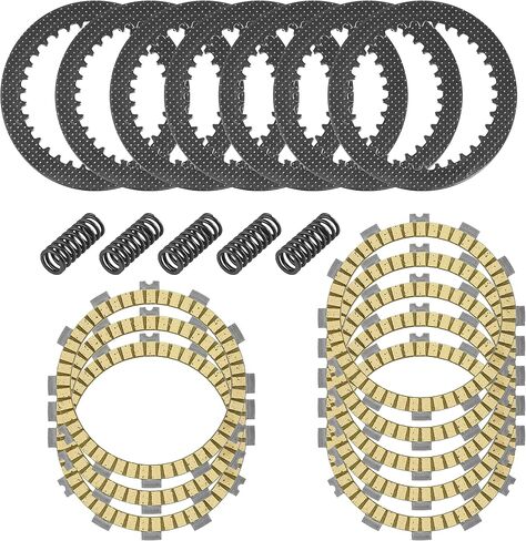 Caltric Clutch Friction Steel Plates and Spring Kit Compatible with Kawasaki KX250F KX252 2008-2020 in Saudi Arabia