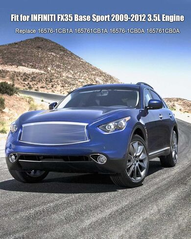 3.5L محرك خرطوم هواء محرك ملاءمة لـ Infiniti FX35 Base Sport 2009-2012 استبدال 16576-1CB1A 16576-1CB0A الأمامي اليسرى واليمين قناة التمهيد القناة in Kuwait