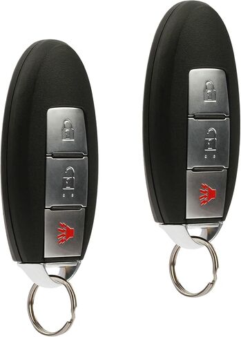 مفتاح ذكي FOB FOB الإدخال عن بعد يناسب 2013-2015 NISSAN Altima / 2014-2016 Infiniti QX60 / 2013 Infiniti JX35 (KR5S180144014) ، مجموعة من 2 in Kuwait