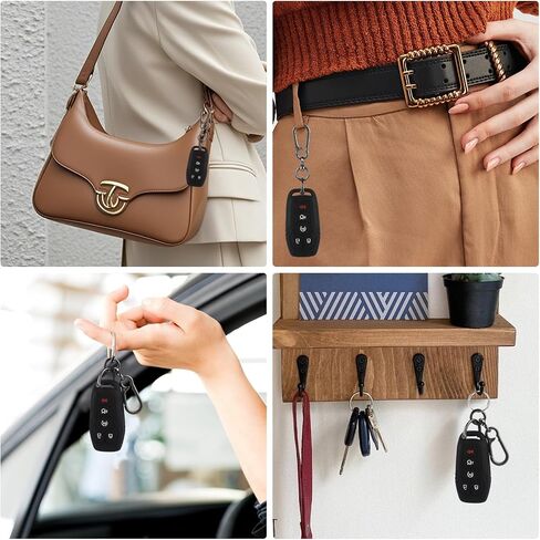 for Ford Key Fob Cover with Keychains | Silicone Key Fob Protector Compatible with Ford Mustang Fusion Edge Explorer in Saudi Arabia