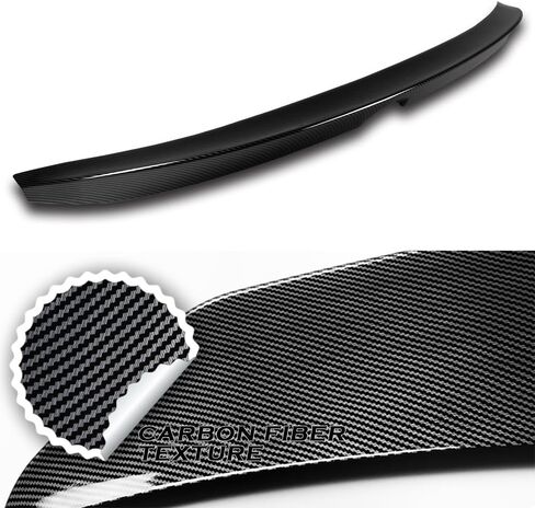 W-Power Duckbill Rear Trunk Spoiler Wing Compatible with 2013-2017 Honda Accord Sedan 2014 2015 2016 (Carbon Look) in Saudi Arabia