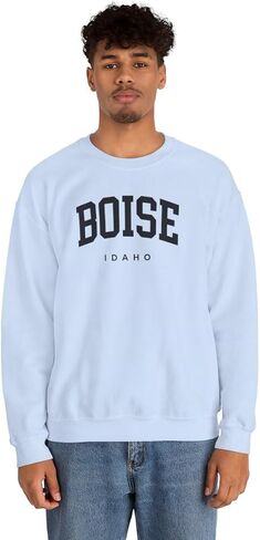 Boise Idaho Adult Unisex Crewneck Sweatshirt in Saudi Arabia