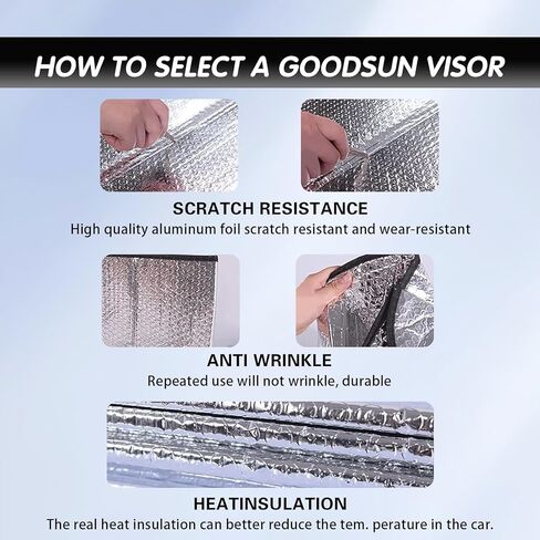 leechio 1 PC Car Windscreen Sunshade, Thickened Foldable Aluminium Foil Material Heat-insulating Sunshade, 57" x 27.5 "Front Window Heat Insulation Protection, Universal for Most Cars (Blue) in Saudi Arabia