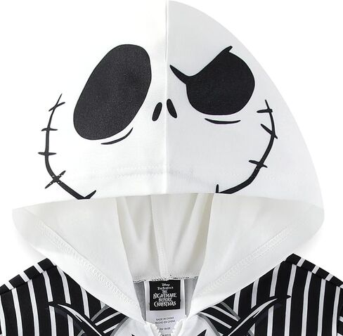 Disney Nightmare Before Christmas Jack Skellington Boys Halloween Zip Up Hoodie for Toddler and Big Kids in Kuwait