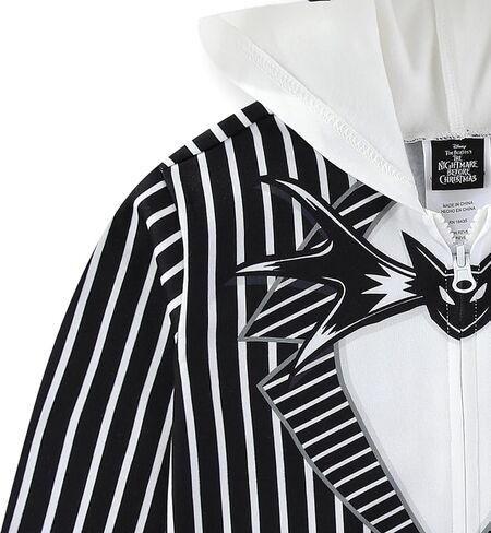 Disney Nightmare Before Christmas Jack Skellington Boys Halloween Zip Up Hoodie for Toddler and Big Kids in Kuwait