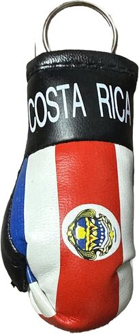 Costa Rica flag small boxing glove keychain in Saudi Arabia