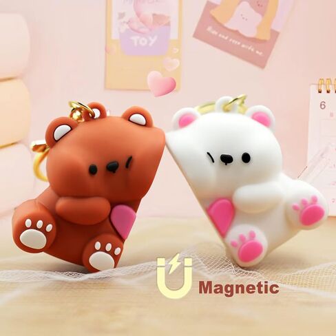 Couple Keychain, Cute Couple Keychain Gift for Him Her Boyfriend Girlfriend or Best Friend on Valentines Anniversary Wedding Birthday Thanksgiving Christmas in Saudi Arabia
