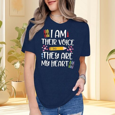 Women's Special Education Teacher Shirt SPED Team Teaching T-Shirt Teachers School Tee in Saudi Arabia
