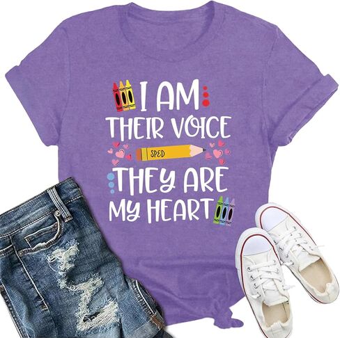 Women's Special Education Teacher Shirt SPED Team Teaching T-Shirt Teachers School Tee in Saudi Arabia