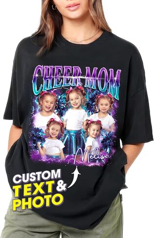 JIX & JOKY Custom Shirt with Picture Custom Mothers Day Shirt for Mom Photo Tshirt with Face Gift for Mothers Day Birthday in Saudi Arabia
