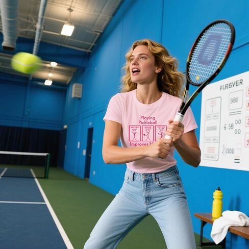 Women Pickleball Shirt Pickleball Player T-Shirt Pickleball Lover Gift Tee Tops in Kuwait