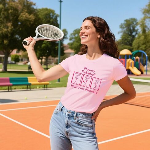 Women Pickleball Shirt Pickleball Player T-Shirt Pickleball Lover Gift Tee Tops in Kuwait