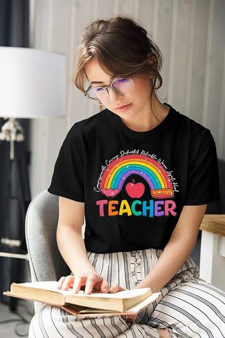 قمصان المعلمين للنساء Bruh نعود إلى اليوم الأول من T-School T-Shirt إلى معلمي المدارس هدية TEE TOP in Kuwait