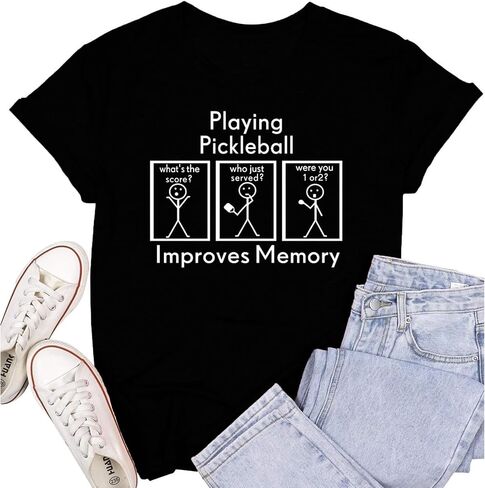 Women Pickleball Shirt Pickleball Player T-Shirt Pickleball Lover Gift Tee Tops in Saudi Arabia