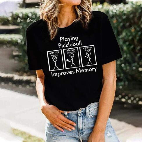 Women Pickleball Shirt Pickleball Player T-Shirt Pickleball Lover Gift Tee Tops in Saudi Arabia