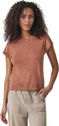 Splendid Women's Faye Short-Sleeve Crewneck Tee Shirt in Saudi Arabia