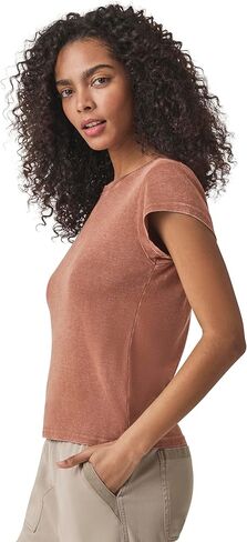 Splendid Women's Faye Short-Sleeve Crewneck Tee Shirt in Saudi Arabia