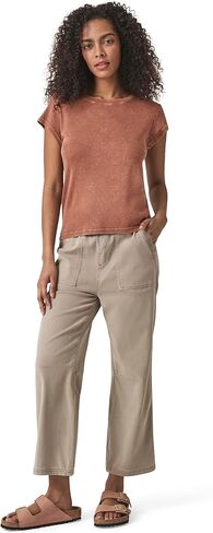 Splendid Women's Faye Short-Sleeve Crewneck Tee Shirt in Saudi Arabia