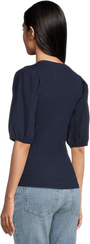 Madewell Women's Puff Sleeve Knit Top in Saudi Arabia