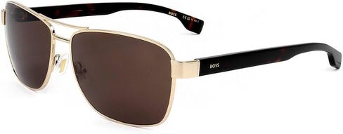 HUGO BOSS Boss 1559/O/S FG4 Brown Gold 60/15/140 Men's Sunglasses, Fg4 Brown Gold, 60/15/140 in Saudi Arabia