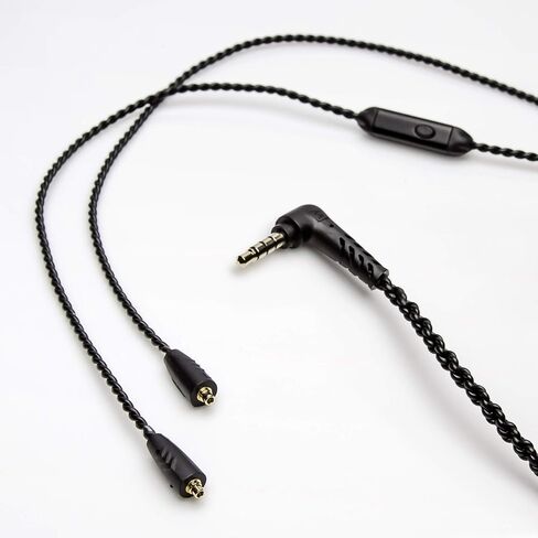 MEE audio MMCX Replacement Stereo Cable for Pinnacle P1 in-ear headphones (Black) (New Version) in Saudi Arabia