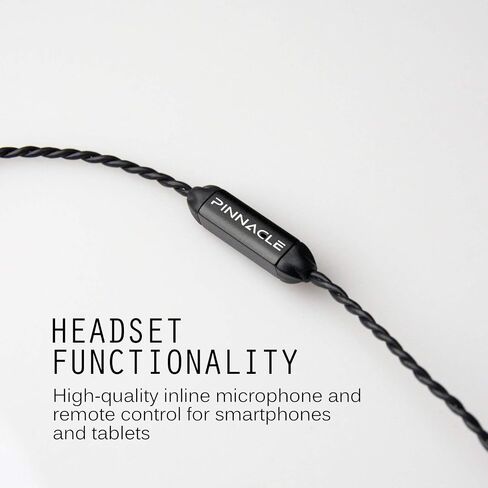 MEE audio MMCX Replacement Stereo Cable for Pinnacle P1 in-ear headphones (Black) (New Version) in Saudi Arabia