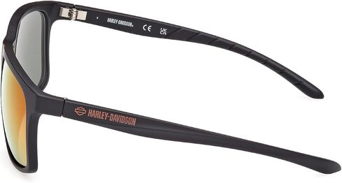 Harley-Davidson Men's Casual Square Sunglasses, Brown, 59-18-135 in Saudi Arabia