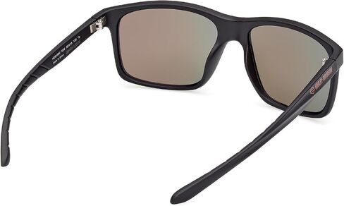 Harley-Davidson Men's Casual Square Sunglasses, Brown, 59-18-135 in Saudi Arabia