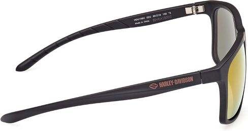 Harley-Davidson Men's Casual Square Sunglasses, Brown, 59-18-135 in Saudi Arabia