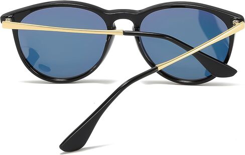 Vintage Round Polarized Sunglasses with UV400 Protection Lightweight Trendy Retro Designer Style for Women Men in Kuwait