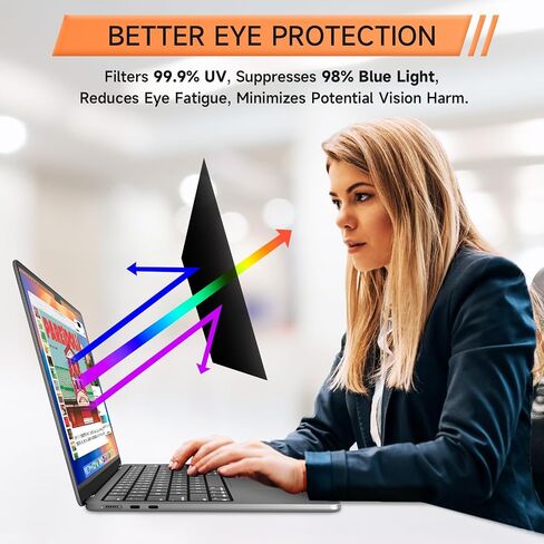 [5-Pack] 27 Inch 16:9 Computer Privacy Screen Filter for Monitor - Privacy Shield and Anti-Glare Protector in Saudi Arabia
