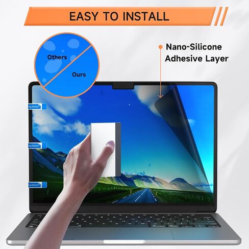 [5-Pack] 27 Inch 16:9 Computer Privacy Screen Filter for Monitor - Privacy Shield and Anti-Glare Protector in Saudi Arabia