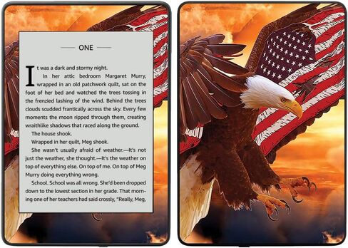 MightySkins Skin Compatible with Amazon Kindle Paperwhite 2018 (Waterproof Model) - Firefighter | Protective, Durable, and Unique Vinyl Decal wrap Cover | Easy to Apply, Remove| Made in The USA in Saudi Arabia
