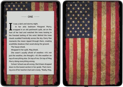 MightySkins Skin Compatible with Amazon Kindle Paperwhite 2018 (Waterproof Model) - Firefighter | Protective, Durable, and Unique Vinyl Decal wrap Cover | Easy to Apply, Remove| Made in The USA in Saudi Arabia
