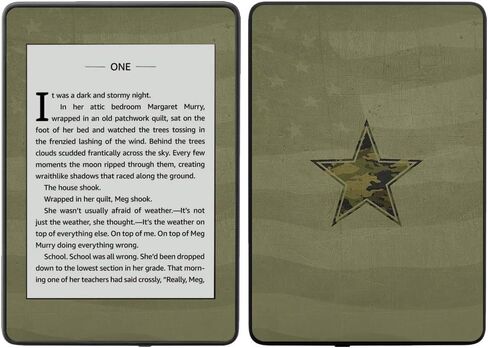 MightySkins Skin Compatible with Amazon Kindle Paperwhite 2018 (Waterproof Model) - Firefighter | Protective, Durable, and Unique Vinyl Decal wrap Cover | Easy to Apply, Remove| Made in The USA in Saudi Arabia