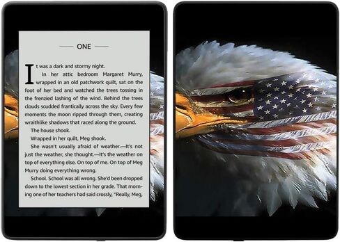 MightySkins Skin Compatible with Amazon Kindle Paperwhite 2018 (Waterproof Model) - Firefighter | Protective, Durable, and Unique Vinyl Decal wrap Cover | Easy to Apply, Remove| Made in The USA in Saudi Arabia