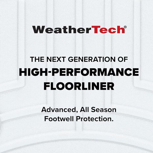 Weathertech Floorliner HP Custom Fit Floor Floor for Ford Super Duty-1st و 2nd Roll (441012-1-6IM) ، Black in Saudi Arabia