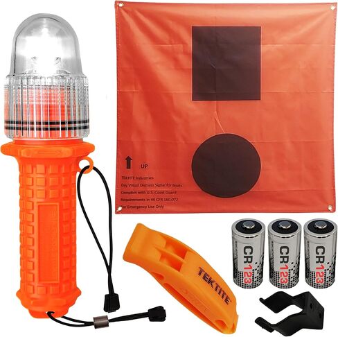 TEKTITE SOSeFLARE™ 5 لا مزيد من التوهجات! ™ شعلة استغاثة القارب الإلكترونية، معتمدة من خفر السواحل الأمريكي لتحل محل الشعلة. التوهج الليلي بديل فقط للقوارب. صنع في الولايات المتحدة الأمريكية in Saudi Arabia