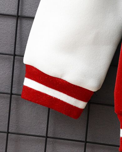 PureChapter Boys Baseball Jacket Kids Varsity Jacket Classic Embroidered Cardigan Sweatshirt Winter Coat Bomber Jacket in Kuwait