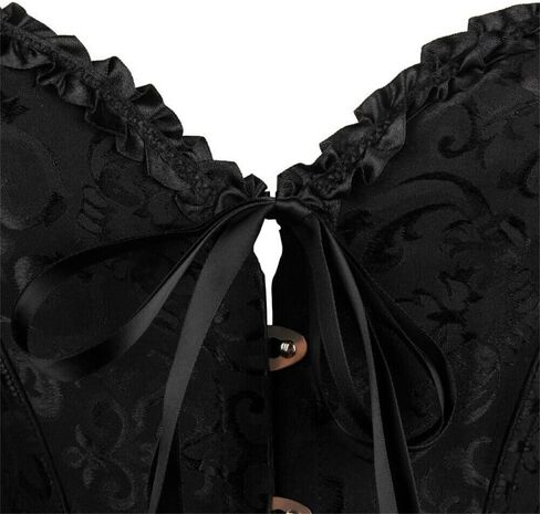 Corset Tops for Women Bustier Shapewear Lingerie Lace Waist Push Up Bodysuit Overbust Boned Corset in Saudi Arabia
